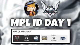 AE vs EVOS!! MPL ID DAY 1 WATCHPARTY!! 🔴