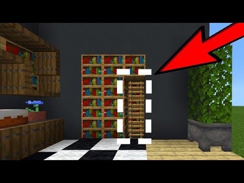 ✓Minecraft: How to Build a Secret Entrance #Shorts