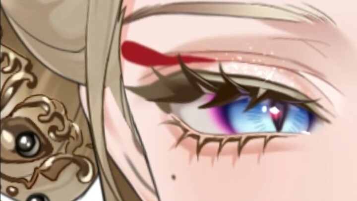 【l2d face capture test fragment 15】eye shadow glitter✨