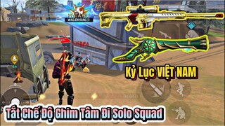 [Free Fire] ĐKHANG Người Đầu Tiên Sever VN Tắt Chế Độ Ghim Tâm Đi Solo Squad, Bắn Full Đỏ Cực Đỉnh !