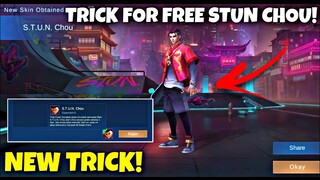 TRICK FOR FREE STUN SKIN | FREE STUN CHOU SKIN ML - PROMO DIAMOND EVENT | NEW EVENT MLBB