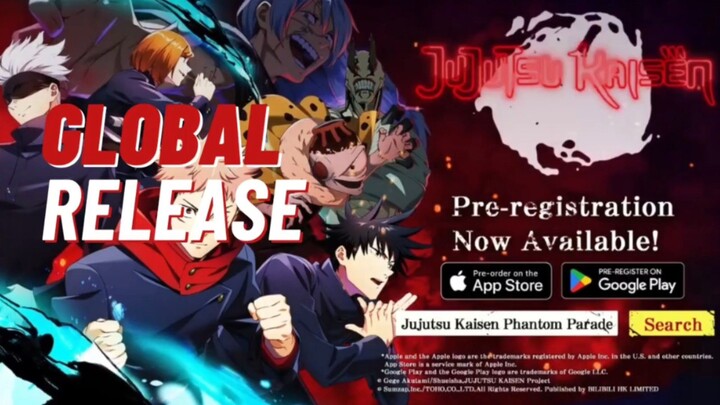 JUJUTSU KAISEN GLOBAL RELEASE?!?!! PRE-REGISTER NOW ⁉️⁉️