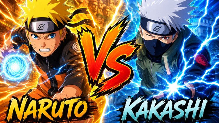 Naruto vs Kakashi Kon hai Jada taaktwar?