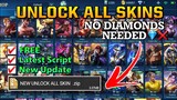 UNLOCK ALL SKIN FREE ALL PATCH IN MOBILE LEGENDS