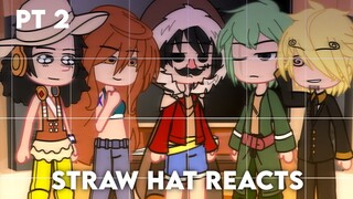 Straw Hat reacts (Timeskip) *Part 2* | Gacha Club | One Piece | SHORT