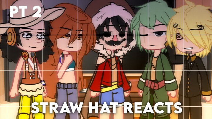 Straw Hat reacts (Timeskip) *Part 2* | Gacha Club | One Piece | SHORT