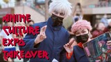 Anime Culture Expo Takeover Vlog + Senpai Saturday (Jujutsu Kaisen Gojo Cosplay)