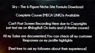 Siry  course - The 6-Figure Niche Site Formula Download