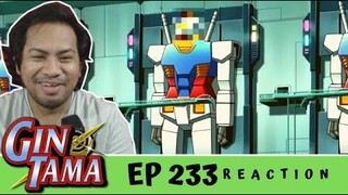 WHAAAAT??? GUNDAM X STAR WARS!!! Gintama Episode 233 [REACTION]