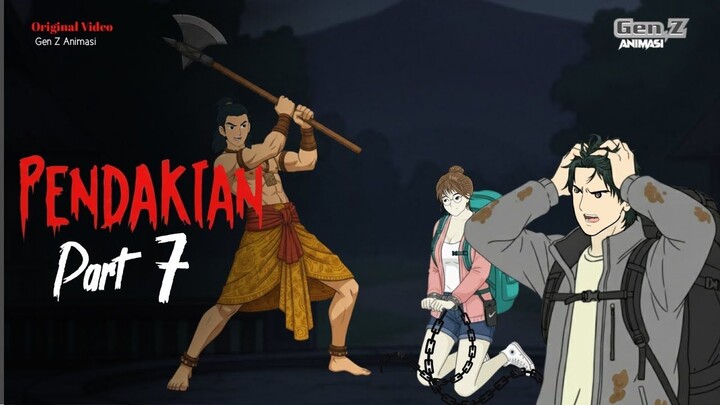 PENDAKIAN PART-7  DRAMA ANIMASI HOROR  KARTUN HOROR  DRAMA ANIMASI SEKOLAH