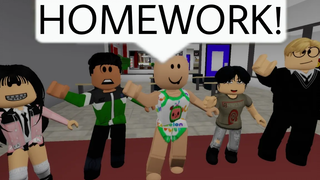 ลืมทำการบ้าน (มีม Roblox)