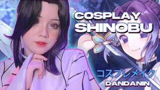 SHINOBU - DEMON SLAYER COSPLAY MAKEUP TUTORIAL | #DandaNIN 💜