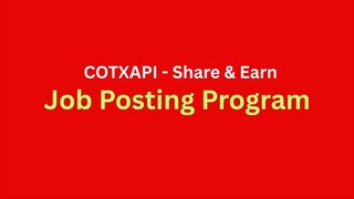 Job Posting Task Tutorial Earn Money Online Cotxapi Share & Earn