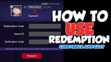 Using Redemption code tutorials