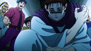Gojo Satoru Shibuya bertarung melawan tiga roh terkutuk tingkat super dan mengejek mereka tanpa ampu