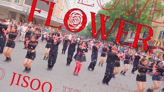 [越南30人大场面繁花盛放][4K] JISOO - ‘(FLOWER)’ Dance Cover By BlackSi