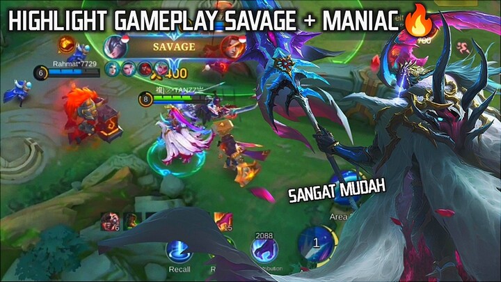 Highlight Gameplay Alpha Savage + Maniac🔥 - Tanzz Gameplay