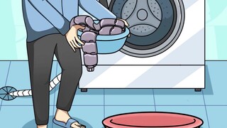 Pernahkah Anda mencuci jaket di mesin cuci?