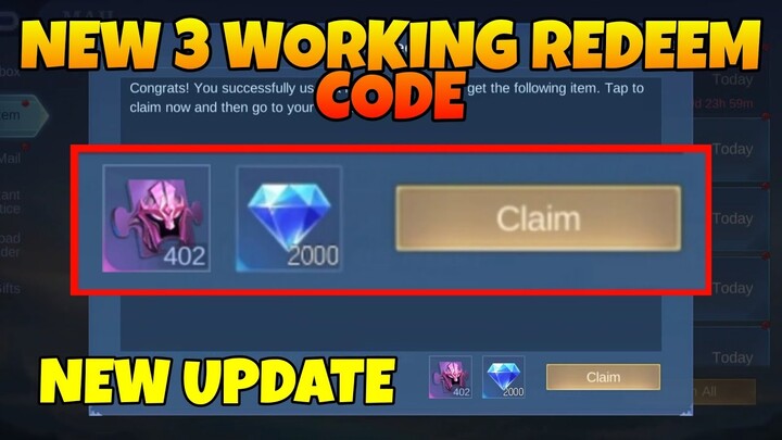 ML REDEMPTION CODES APRIL 22 2022 - REDEEM CODE IN MOBILE LEGENDS