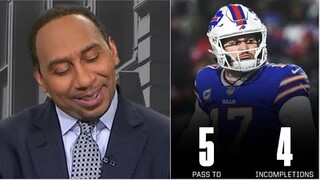 ESPN reacts to Bills destroys Patriots 47-17 as Josh Allen outplays Mac Jones throws 5 TD