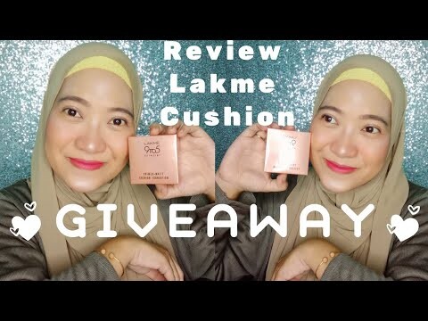 LAKME 9 TO 5 PRIMER + MATTE CUSHION FOUNDATION REVIEW | GIVEAWAY - WILDAMOI