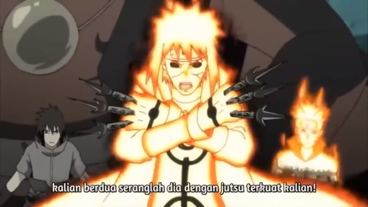 NARUTO VS MADARA FULL FIGHT -- Sub indonesia.