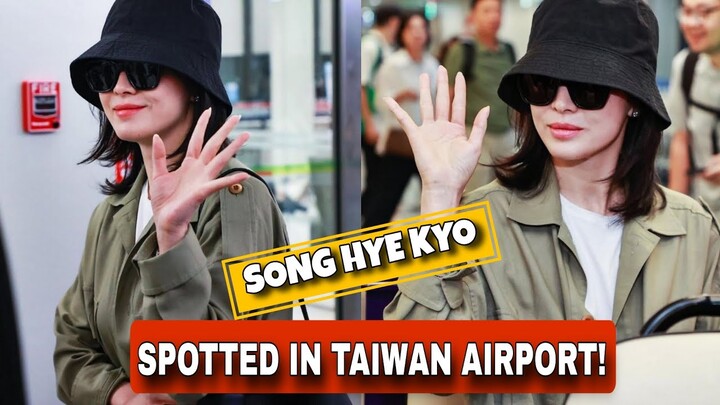 SPOTTED: SONG HYE KYO shocks her many FANS IN TAIWAN! | MINKYO | LEE MIN HO | KDRAMA