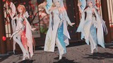 [MMD]Tiga Vocaloid menari bersama|Yuezheng Ling & Yanhe & Luo Tianyi