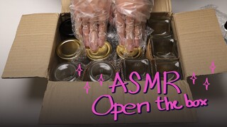 ASMR l เสียงผ่อนคลาย l เปิดกล่องกล้อง l Open the box : Glass bottle