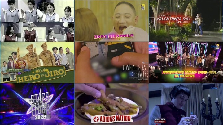 GMA 7 Network Commercial Break February 14 & 15, 2026 (Weekend Saturday & Sunday) (Valentine's Day)