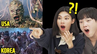 Korean Zombies are SMARTER? Koreans React to Best Zombie Shows in the US!