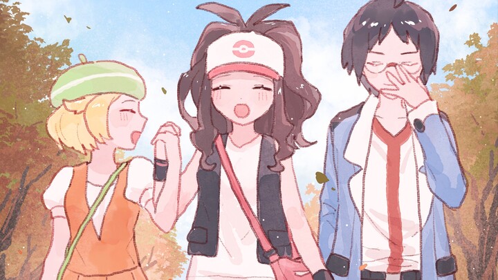 [Pokémon black and white handwriting] Best Wish!