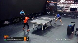 ZHUSIBING-NASIBAKHON TOJIOKHUNOVA-WTT Feeder Doha 2025-MAIN DRAW-ROUND OF 32