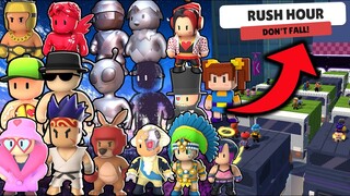 Rush Hour With 15+ *EVERY NEW* Skins | 0.45 Stumble Guys