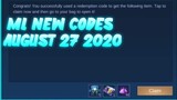 ML New Codes/August 27 2020