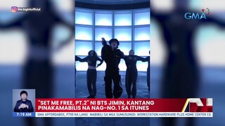 "Set Me Free, Pt. 2" ni BTS Jimin, kantang pinakamabilis na nag-no. 1 sa itunes | UB