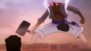Orang-orang besar asing membuat Luffy melawan Blackbeard