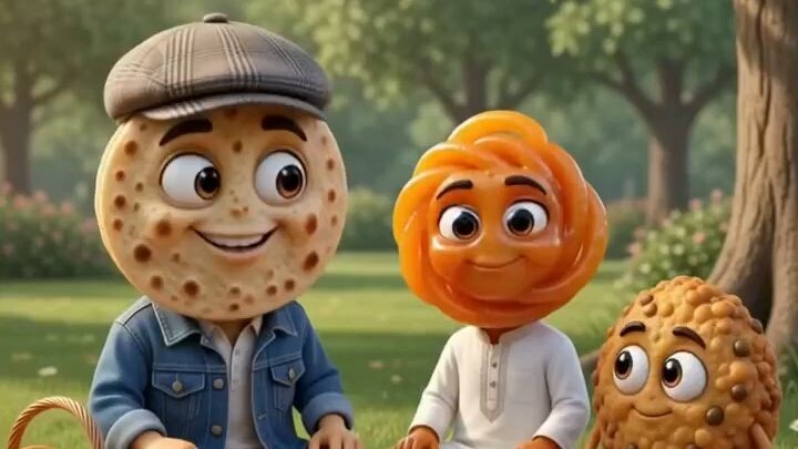Food Animation #Jilapi #Singara #Food #Animation #ToonSport Vlogs#trend #foryou #viralreels