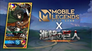 MLBB x AOT IS COMING IN 2024! FANNY x MIKASA SKIN😍 - MLBB