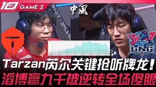 TES vs LNG Tarzan Rylai tranh giành thẻ nghe bài quyết định! TB thắng chín nghìn nhưng bị lật ngược 