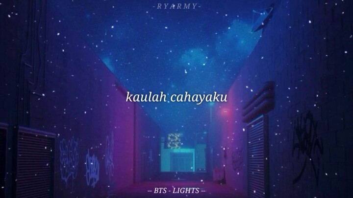 BTS - Lights [Indo Lirik]