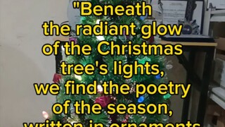 Yuletide Radiance: A Christmas Tree's Light