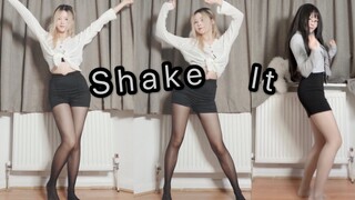 Những cô gái gợi cảm thực hiện động tác lộn nhào bằng chân trần và nhảy Shake It và các bài tập mặc 