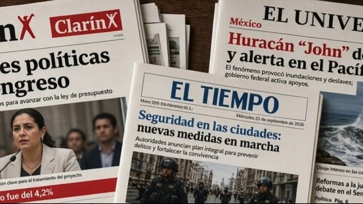 PORTADA DE DIARIOS LATINOS