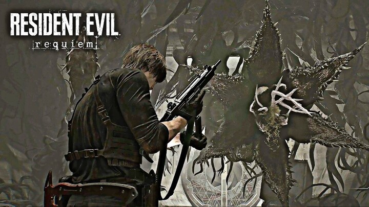 Leon vs Giant Plant (Resident Evil Requiem)