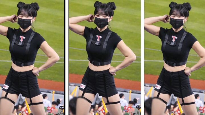 [4K] 李多惠Lee DaHye Cheerleader fancam 220825，这次是真的三倍分屏快乐了，要个三连点赞投币不过分吧！！！