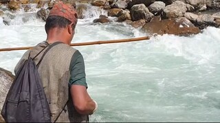 fishing in Nepal | cast net fishing |