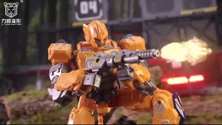 LJ1624 leopard commander robot toys，All joints are flexible and can move freely！