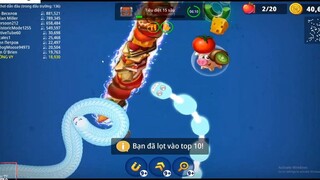 Worms zone.io #302 game Rắn săn mồi - game con giun săn rắn top 1 kịch tính