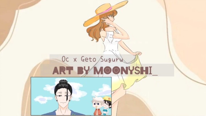 Menggambar OC x Suguru geto || Jujutsu Kaisen